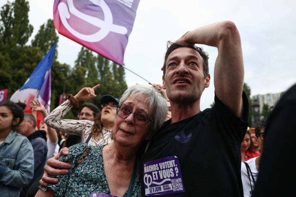 Pristalice stranke Nepokorena Francuska