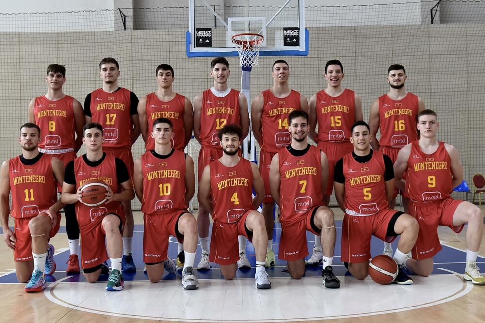 Mlada košarkaška reprezentacija Crne Gore, Foto: KSCG