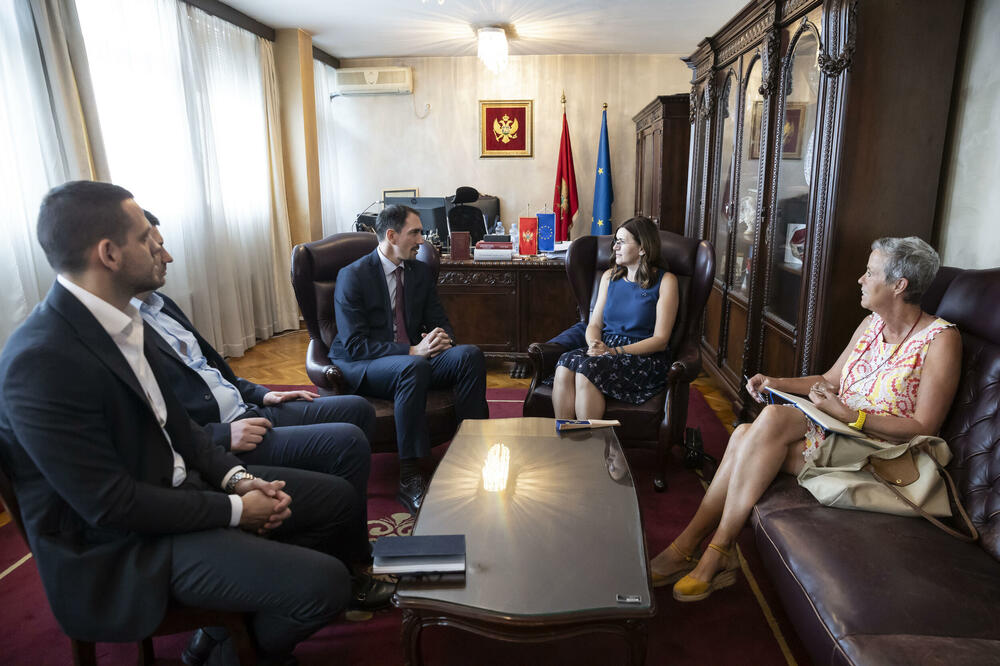 Oana Kristina Popa u posjeti Miloradu Markoviću, Foto: Vrhovno državno tužilaštvo