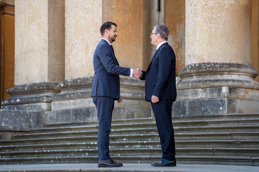 Jakov Milatović sa Kirom Starmerom, Foto: Kabinet predsjednika Crne Gore