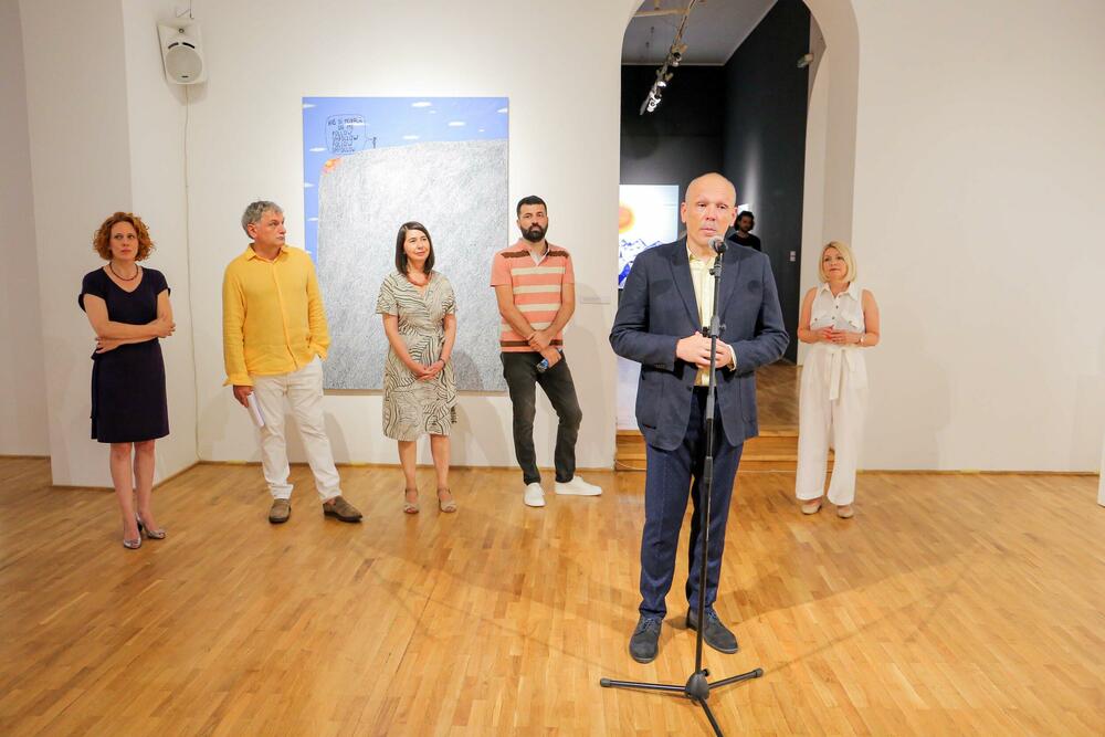 Sa otvaranja izložbe: Ćalasan