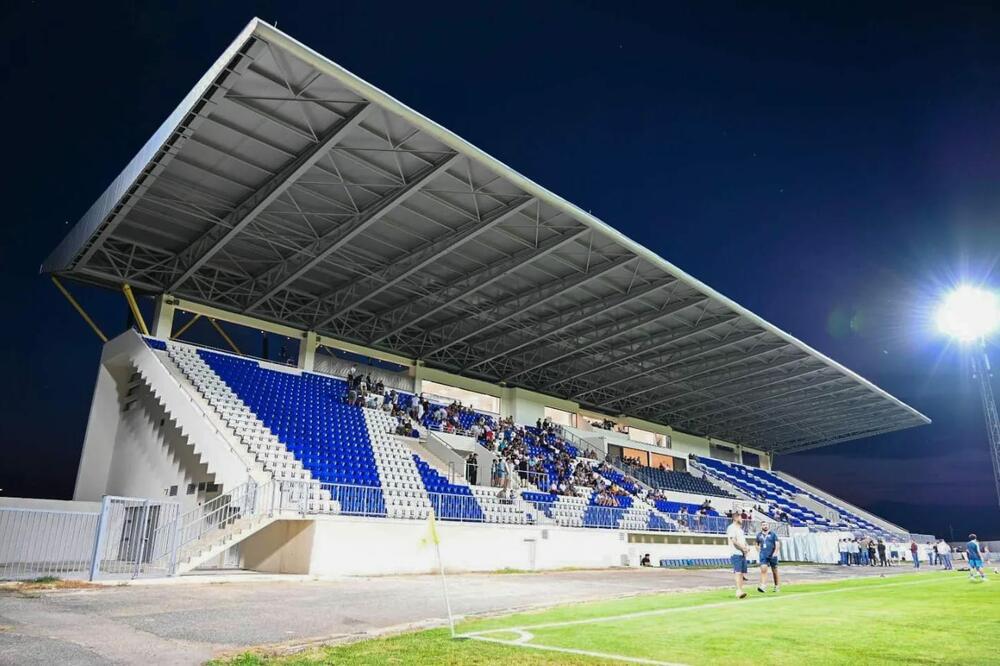 Zapadna tribina stadiona Sutjeske, Foto: Facebook.com/Opština Nikšić