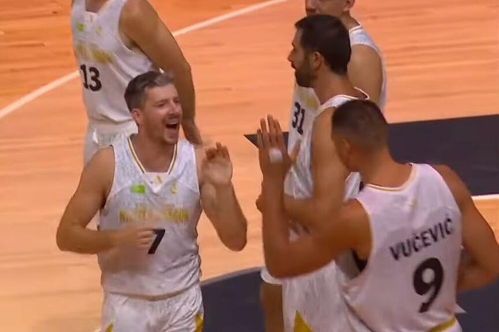 Dragić i Vučević pred revijalni meč u Stožicama, Foto: Prinstscreen Youtube