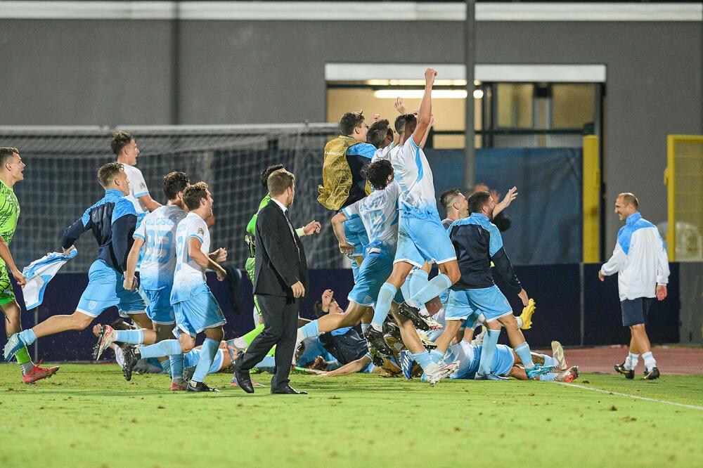Slavlje "republikanaca" nakon istorijske pobjede nad Lihtenštajnom, Foto: FSGC