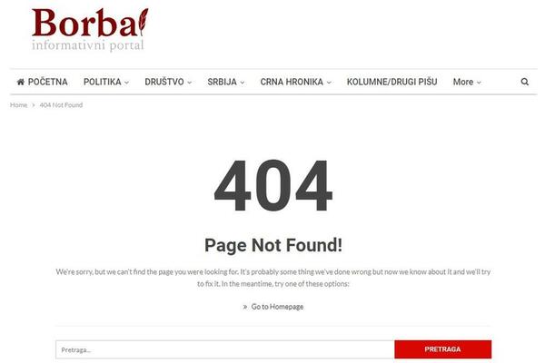 Izvinite na fašizmu, bilo je nakratko