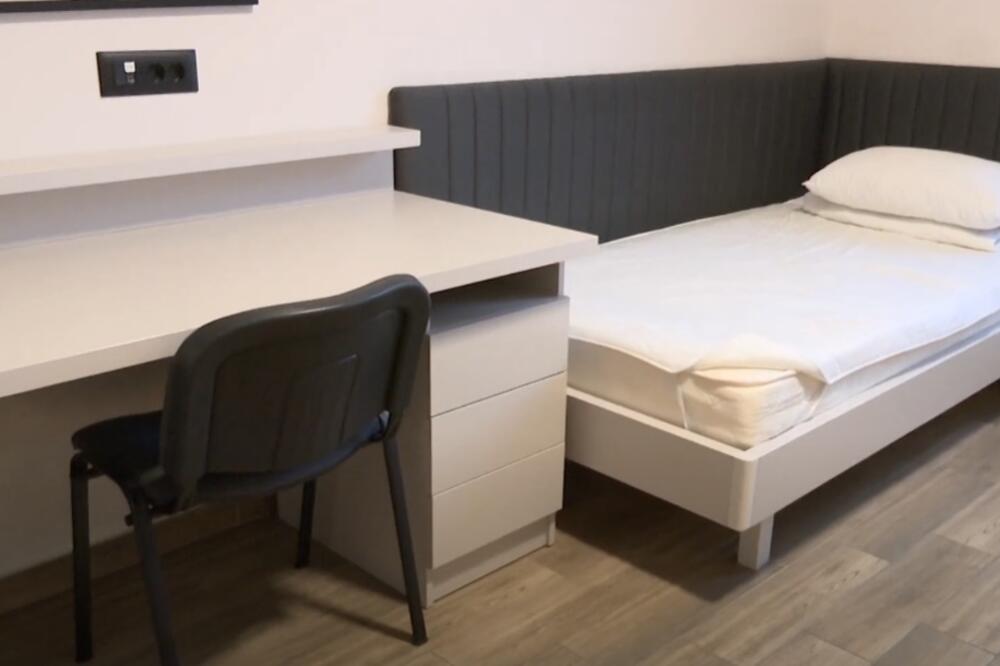 Soba u Domu za studente kod Univerziteta Donja Gorica, Foto: Screenshot/TV Vijesti