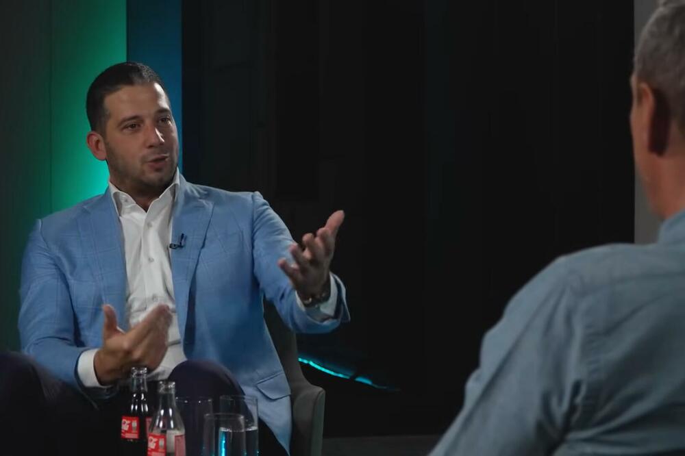 Vanja Udovičić u razgovoru sa Mirzom Džombom, Foto: (Ne)uspjeh prvaka/Printscreen Youtube