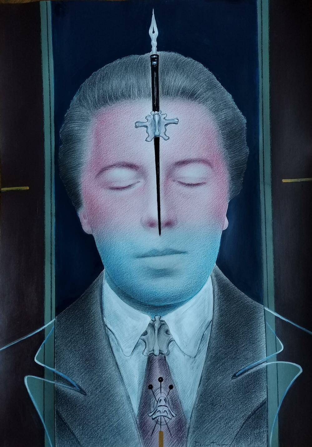 “Andre Breton ili svjesni spavač” (2023), Dimitrije Popović