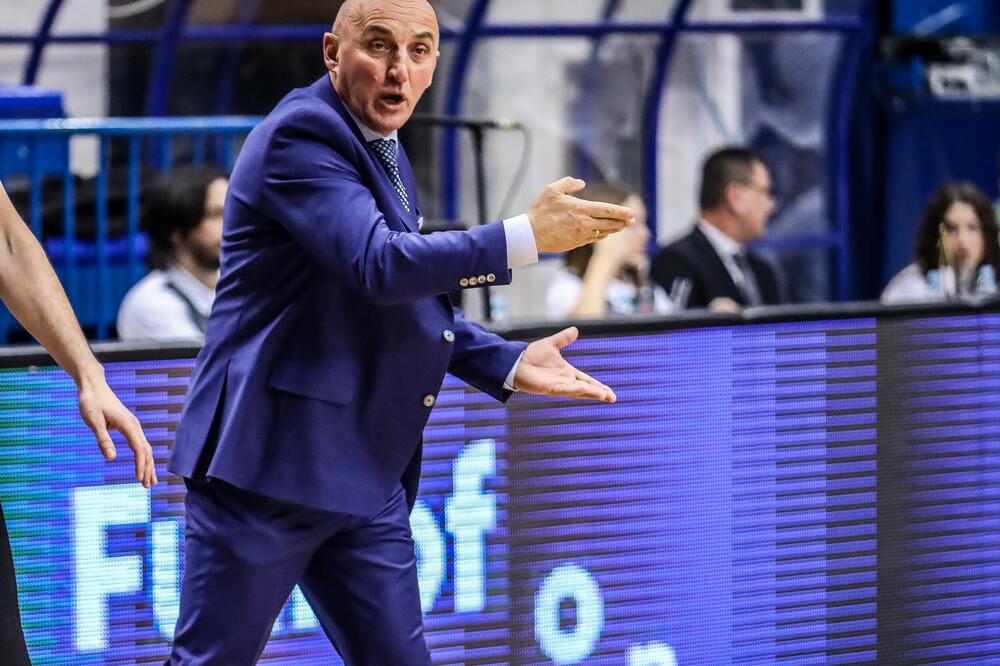 Mihailo Pavićević na sinoćnjem meču, Foto: KK Mornar Barsko zlato/Mediapro