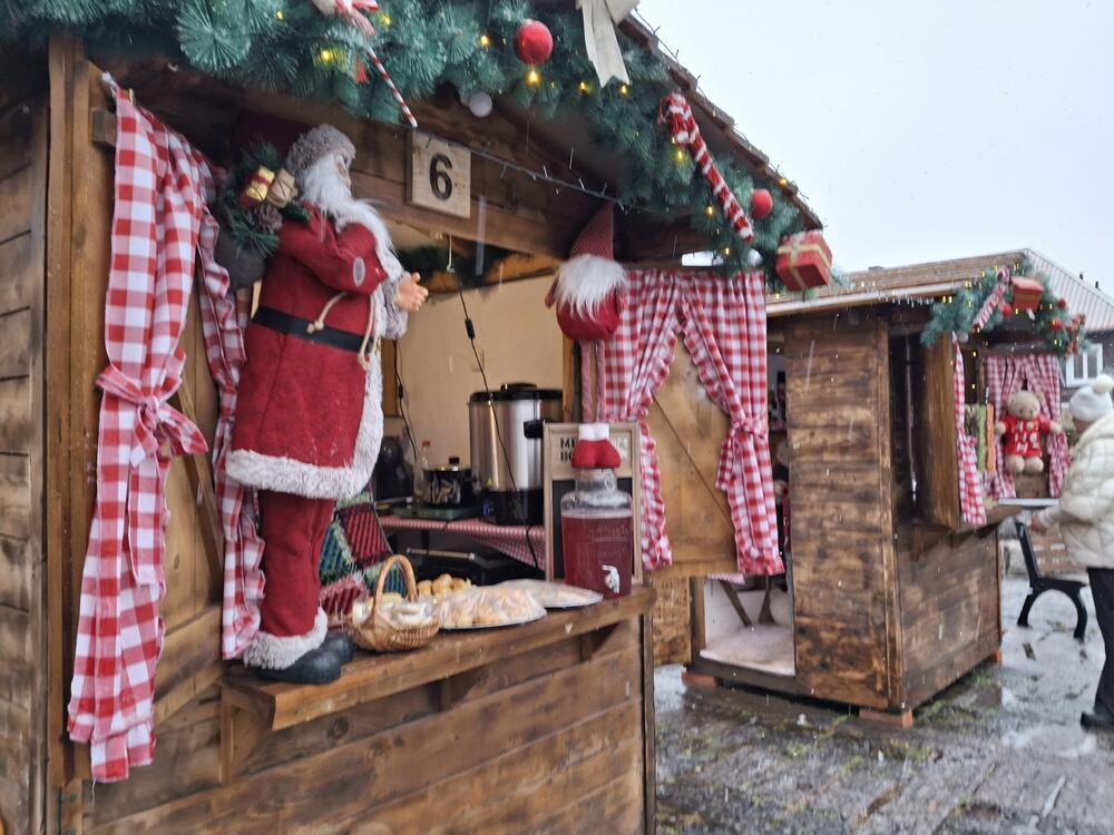 <p>Bazar se, kao i ranije, održava na Trgu boraca, a ove godine izlagači su zakupili 11 drvenih kućica</p>