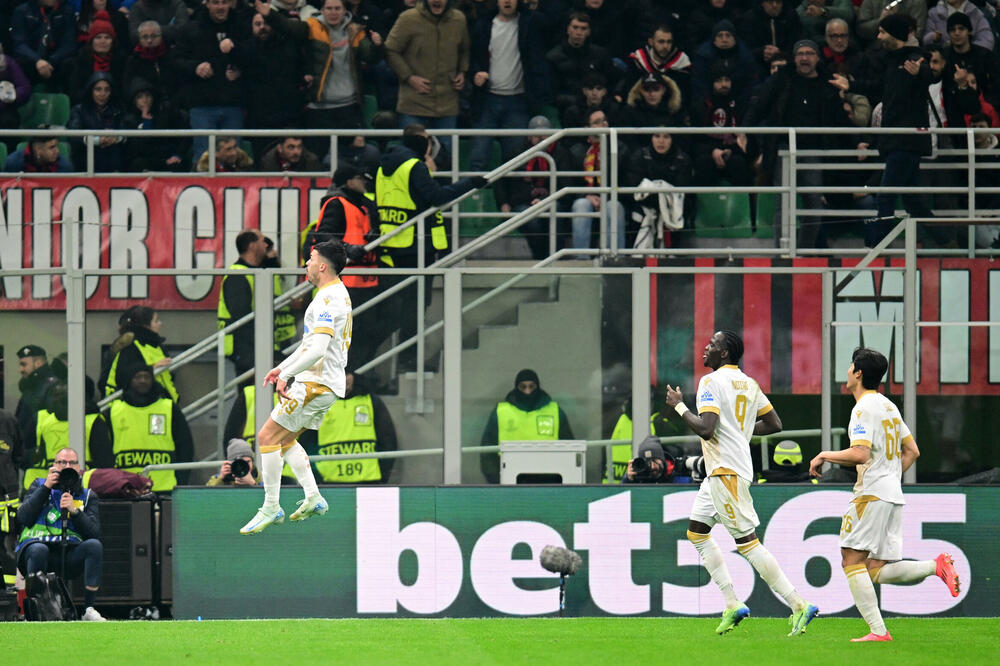 Slavlje Zvezdinih igrača nakon gola Radonjića, Foto: Reuters