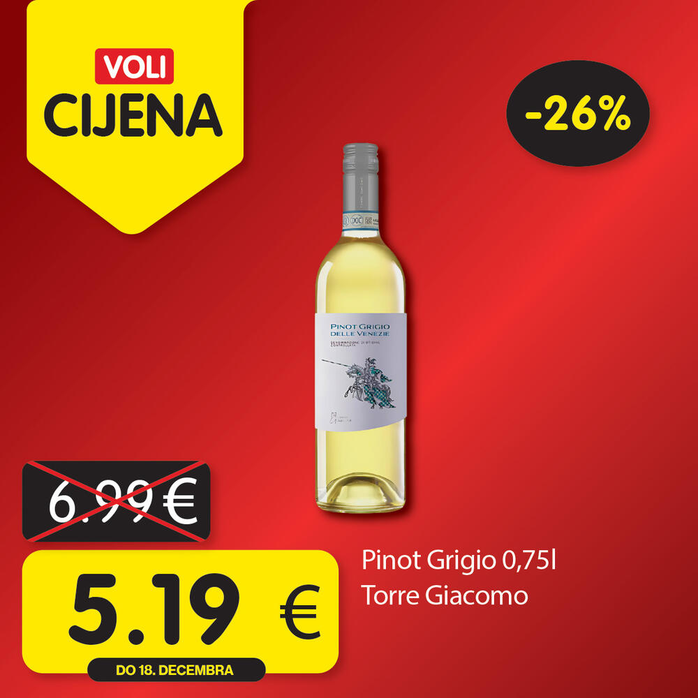 <p>Potražite proizvode sa specijalnom oznakom Voli cijena i uštedite vaš kućni budžet.</p>