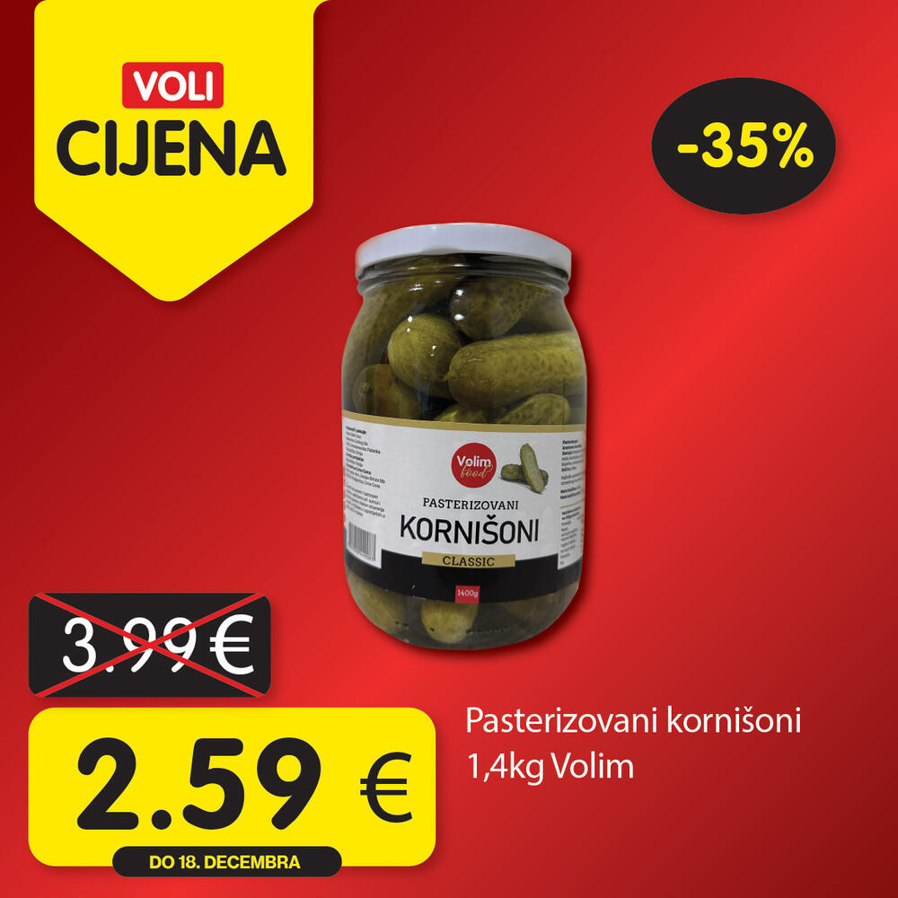 <p>Potražite proizvode sa specijalnom oznakom Voli cijena i uštedite vaš kućni budžet.</p>