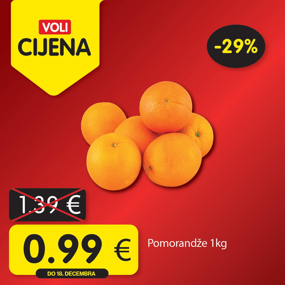 <p>Potražite proizvode sa specijalnom oznakom Voli cijena i uštedite vaš kućni budžet.</p>