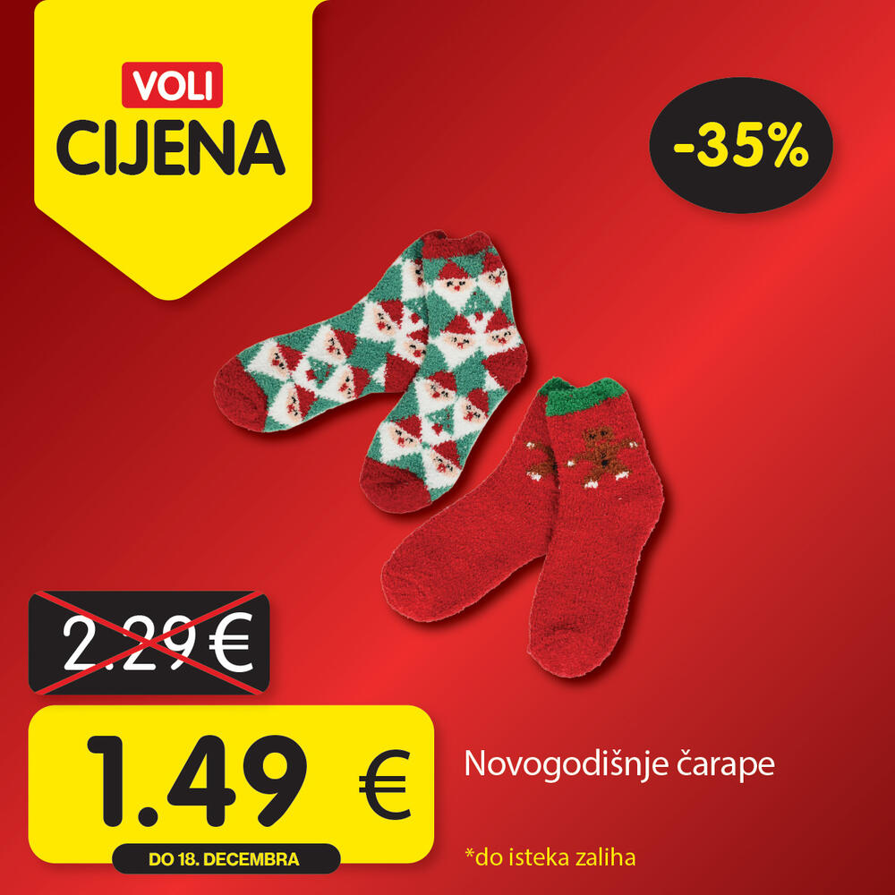 <p>Potražite proizvode sa specijalnom oznakom Voli cijena i uštedite vaš kućni budžet.</p>