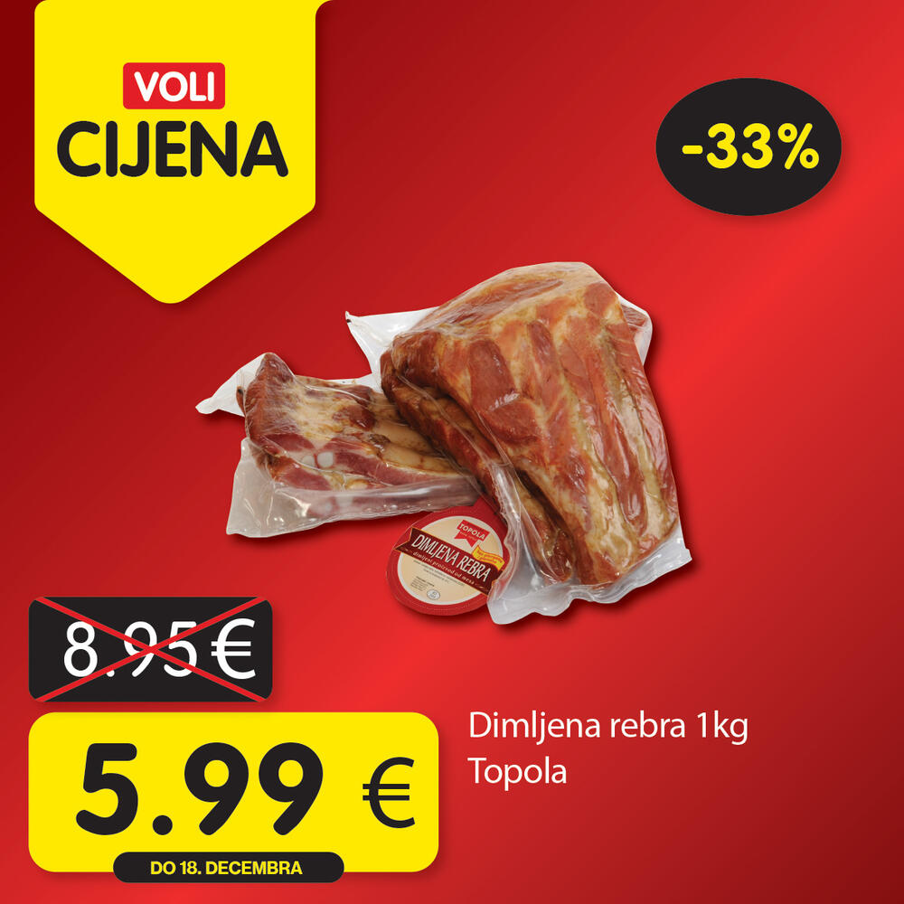 <p>Potražite proizvode sa specijalnom oznakom Voli cijena i uštedite vaš kućni budžet.</p>