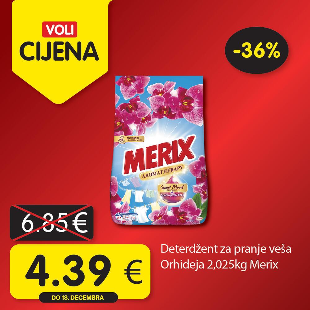 <p>Potražite proizvode sa specijalnom oznakom Voli cijena i uštedite vaš kućni budžet.</p>