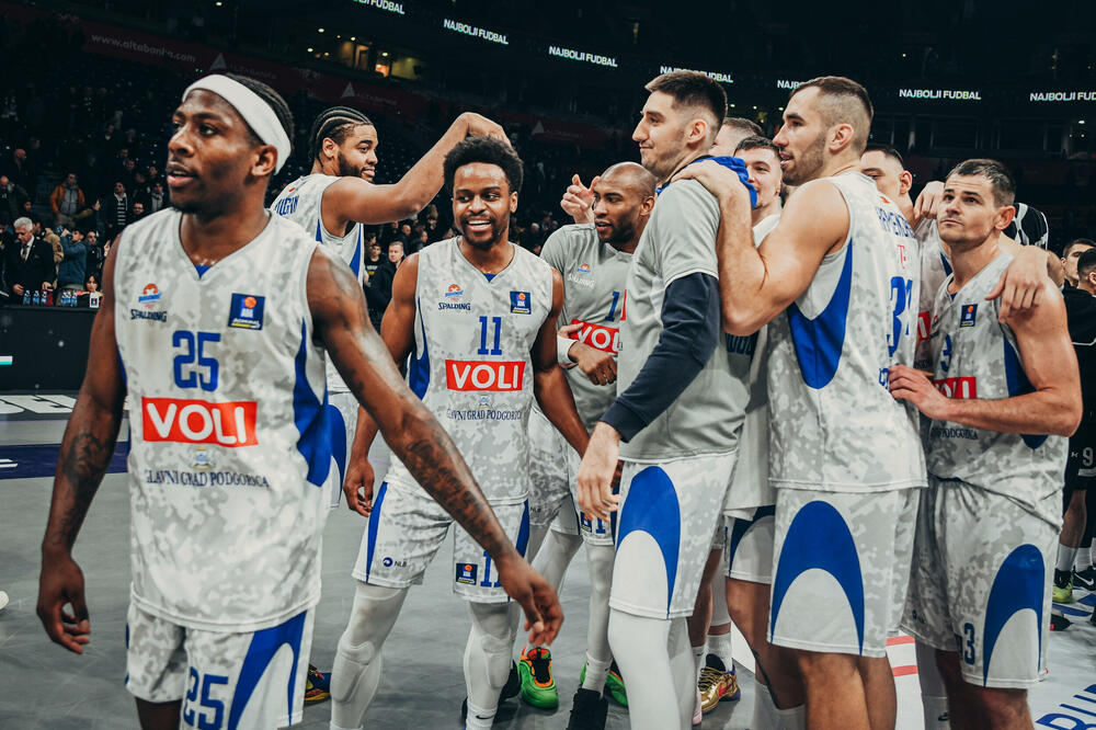 Košarkaši Budućnosti, Foto: ABA Liga/Dragana Stjepanović