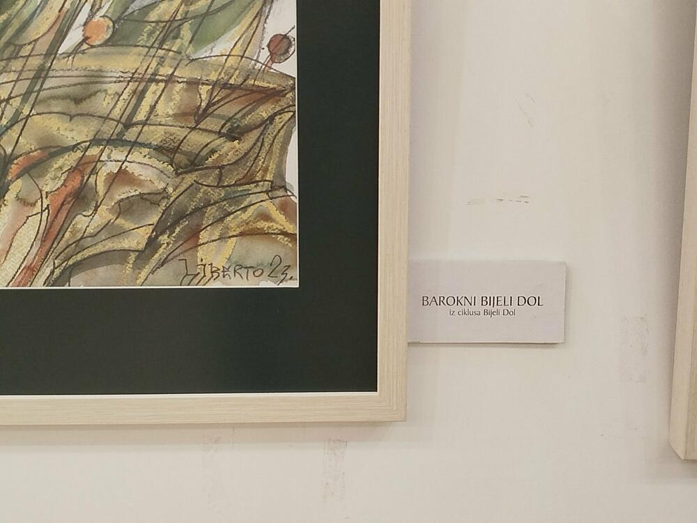 Slovinićevi radovi dobijaju nazive tokom slikanja koje naglašava umjetničkim potezima