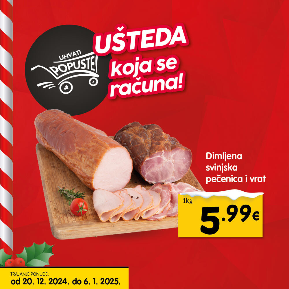 <p>Za vašu idealnu prazničnu trpezu, uhvati popuste od 20. decembra do 6. januara u svim VOLI i Naš diskont marketima, kao i u našoj <a href="https://www.voli.me/" target="_blank">online prodavnici</a> ✨</p>