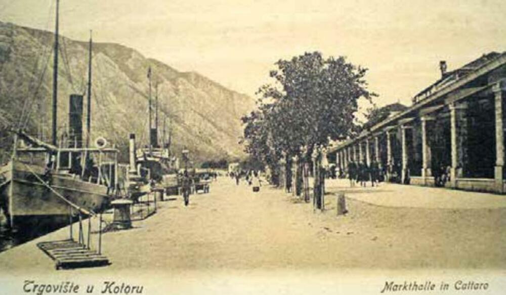 Luka i pazar u Kotoru krajem 19. vijeka