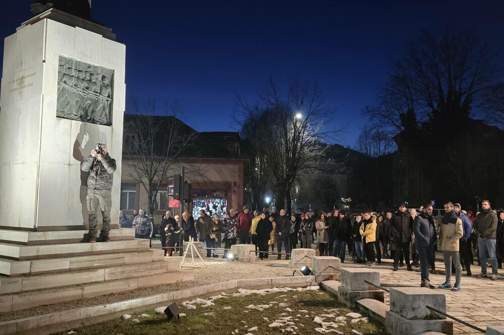 Sa jednog od prethodnih protesta na Cetinju, Foto: Danijela Lasica