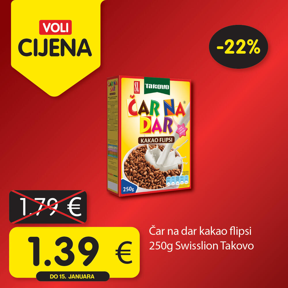 <p><em>Svratite do obližnjeg VOLI ili Naš diskont marketa, i obavite najpovoljniju kupovinu, značajno štedeći kućni budžet.</em></p>