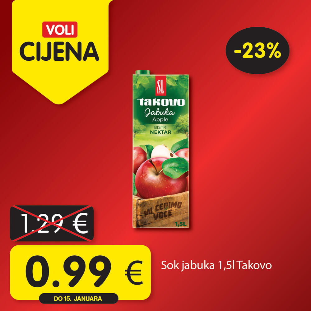 <p><em>Svratite do obližnjeg VOLI ili Naš diskont marketa, i obavite najpovoljniju kupovinu, značajno štedeći kućni budžet.</em></p>