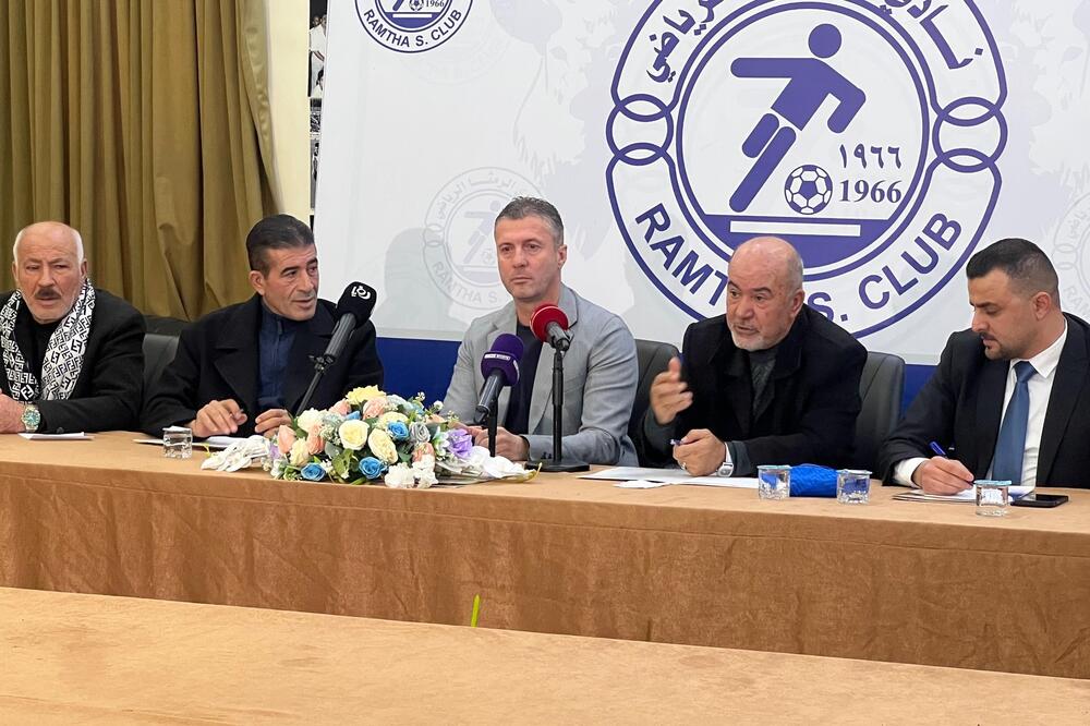 Radović na predstavljanju, Foto: SC Ramtha