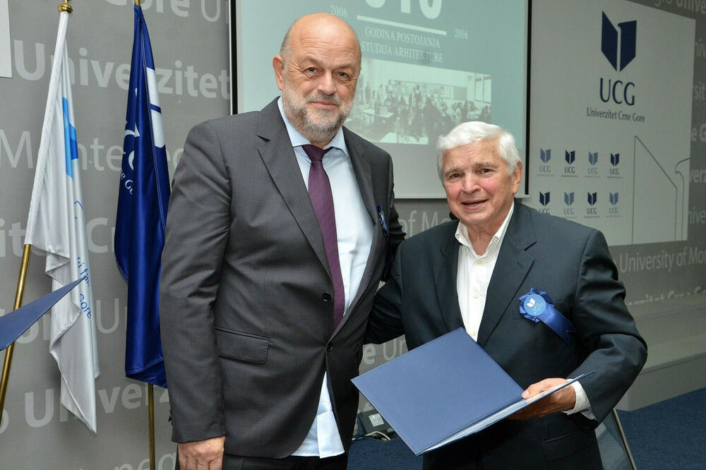Svetislav Popović i Aleksandar Keković (lijevo), Foto: ucg.ac.me