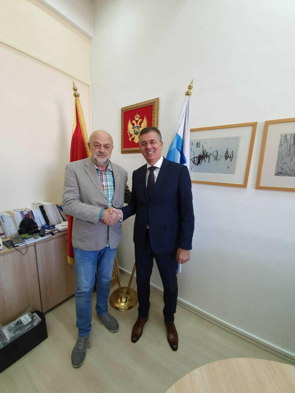 Svetislav Popović i Branimir Gvozdenović (lijevo)