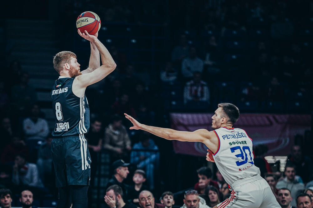 Bertans i Petrušev, Foto: ABA liga/Dragana Stjepanović