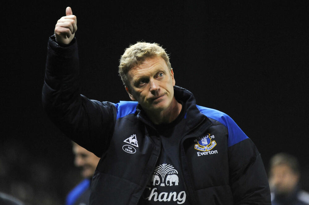 Mojes tokom prvog mandata u Evertonu, Foto: Reuters