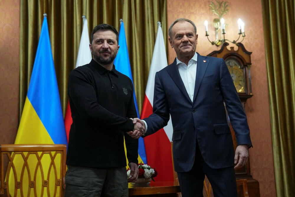 Zelenski i Tusk, Foto: REUTERS