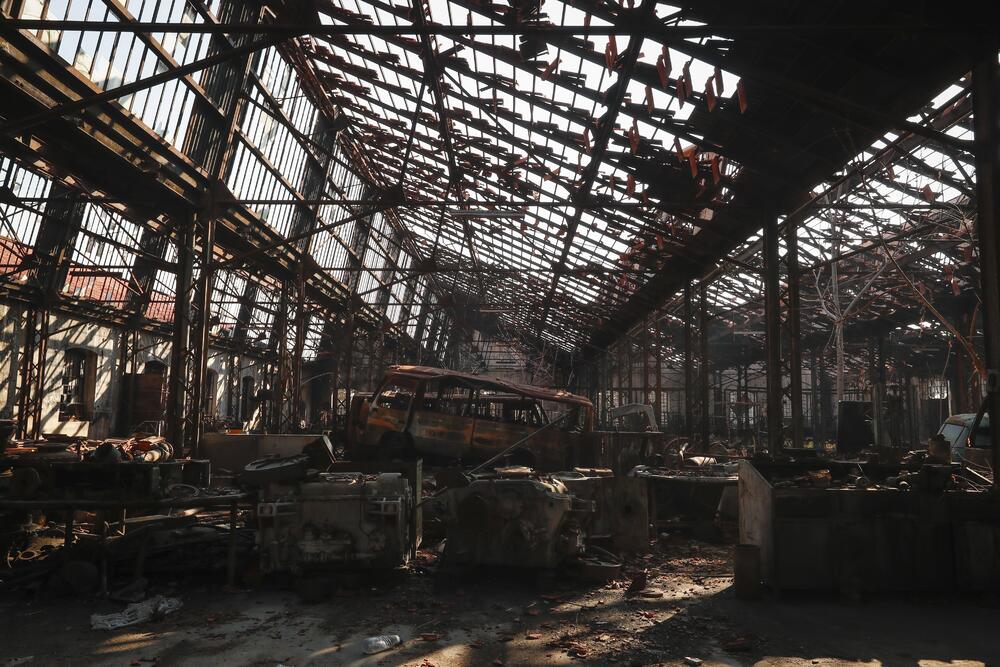 <p>Borbe su zabilježene na željezničkoj stanici najmanje jednom, 2013. godine. Na snimcima koji su kružili internetom vidjeli su se pobunjenici kako pucaju i skrivaju se iza vozova</p>