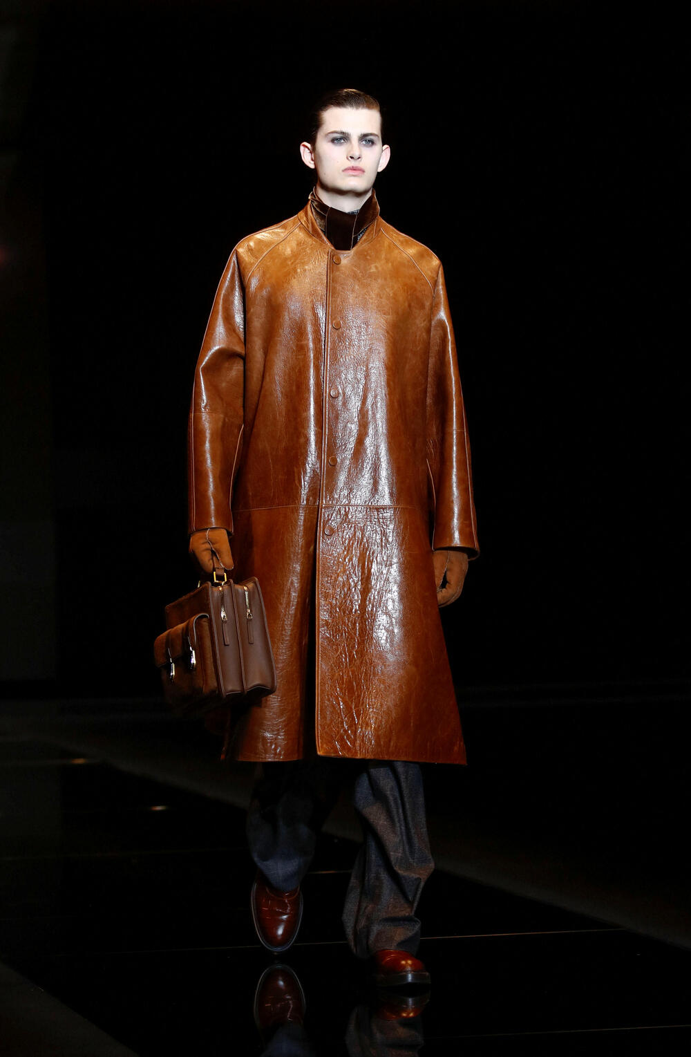 <p>Emporio Armani predstavio je kolekciju muške odjeće za jesen-zima 2025/2026.</p>  <p>Kreacije su prikazane na Nedjelji mode u Milanu.</p>