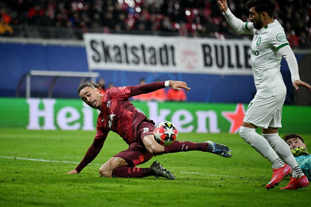 Poulsen je golom u padu rastužio igrače Sportinga, Foto: REUTERS