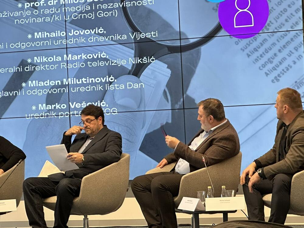 <p>Glavni urednik “Vijesti” Mihailo Jovović rekao je da je veoma zadovoljan istraživanjem</p>