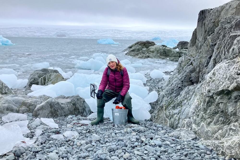 Vesna Mačić na “radnom zadatku”, Foto: Privatna arhiva