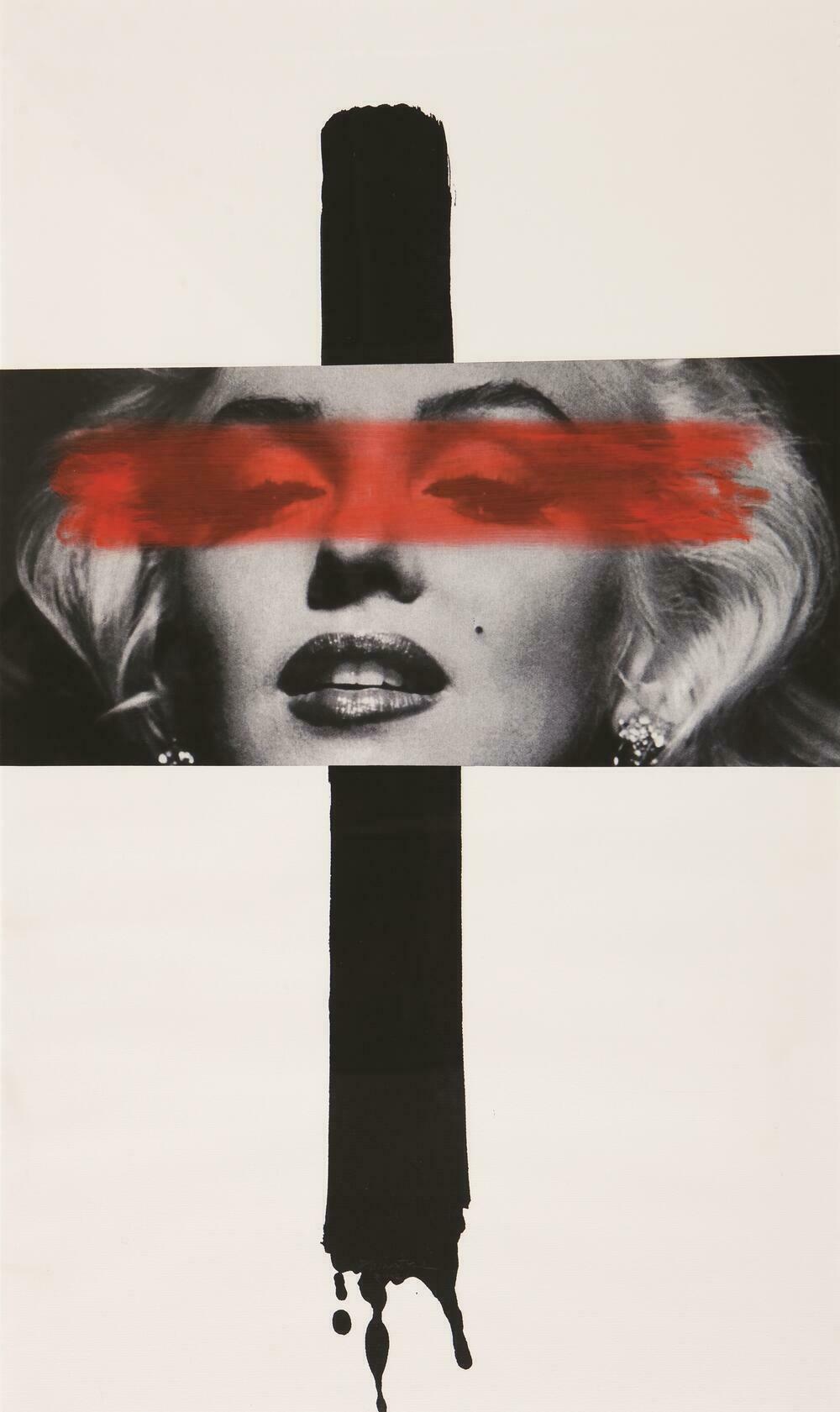 Rad D. Popovića, iz ciklusa posvećenog Marilyn Monroe