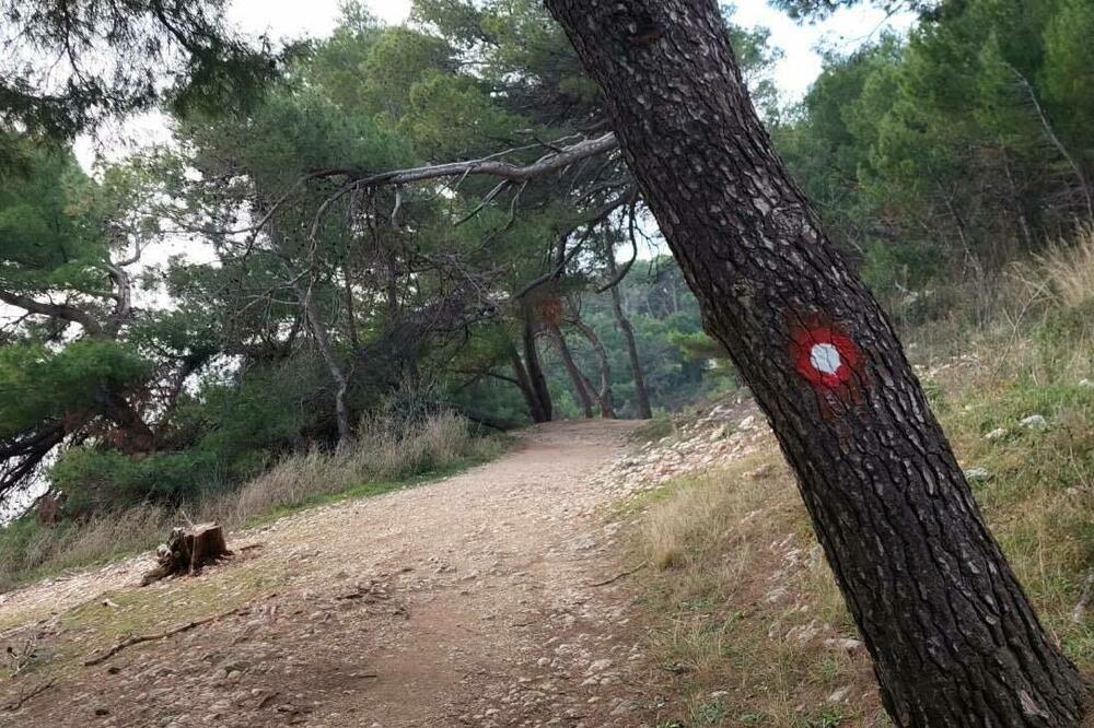 Staza propisno obilježena, Foto: TO Ulcinj