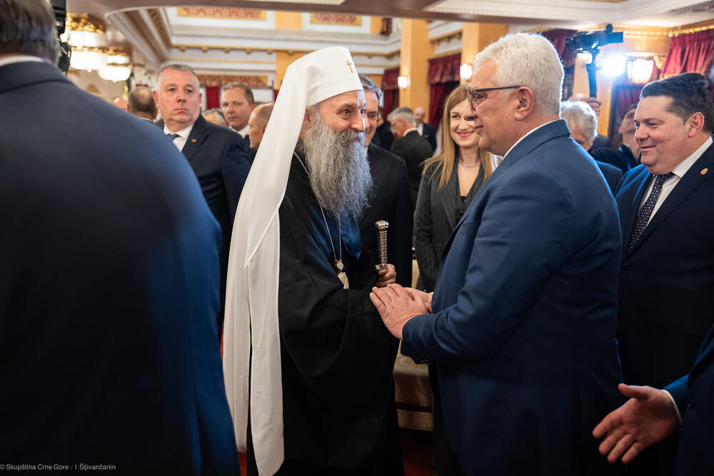 Mandić i patrijarh SPC Porfirije