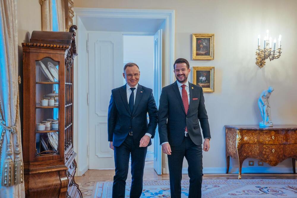 Jakov Milatović, Andžej Duda