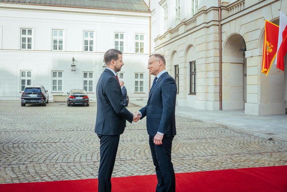 Jakov Milatović, Andžej Duda