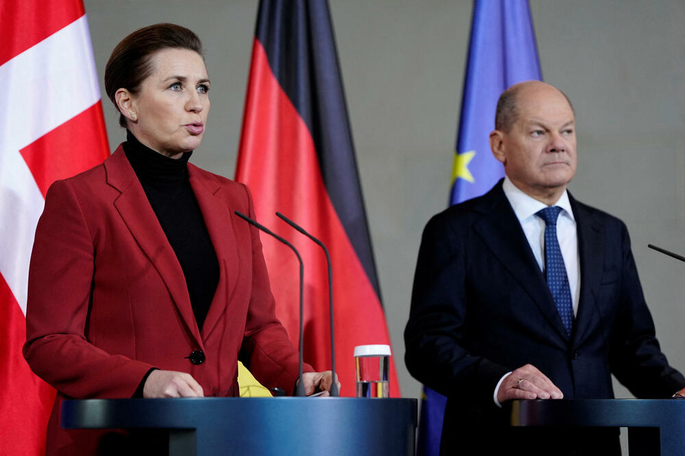 Fredriksen i Šolc juče u Berlinu, Foto: Rojters