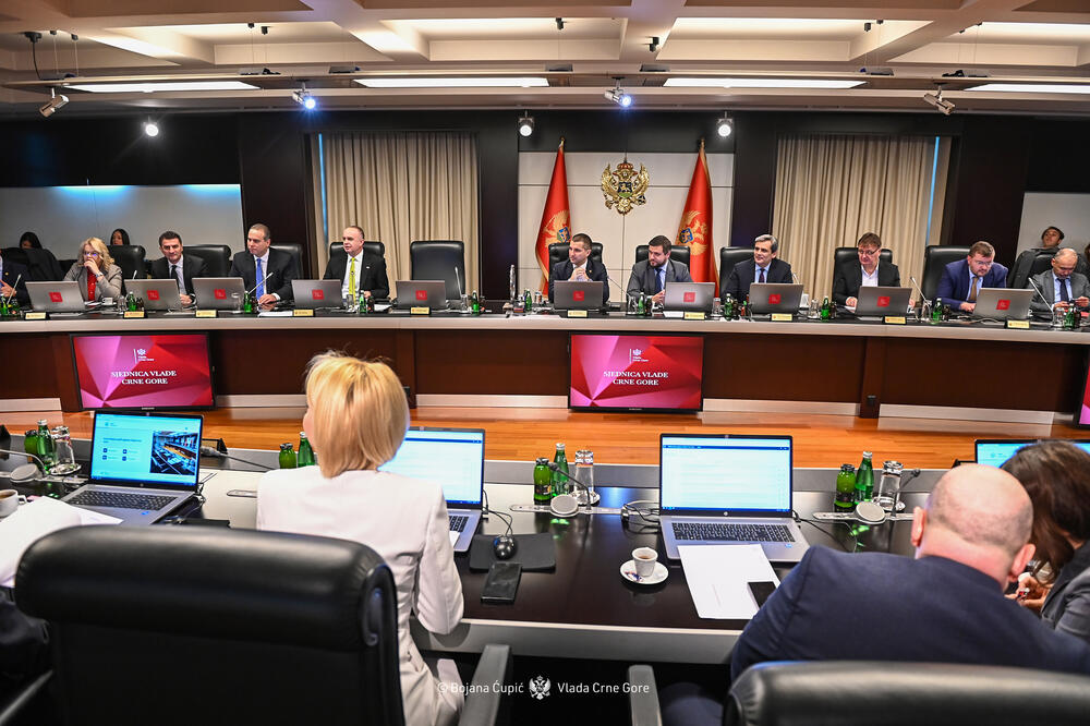 Sa sjednice Vlade, Foto: Bojana Ćupić/Vlada Crne Gore