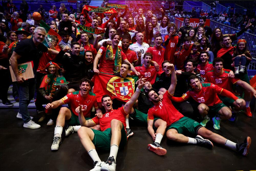 Slavlje Portugalaca nakon plasmana u polufinale, Foto: Reuters