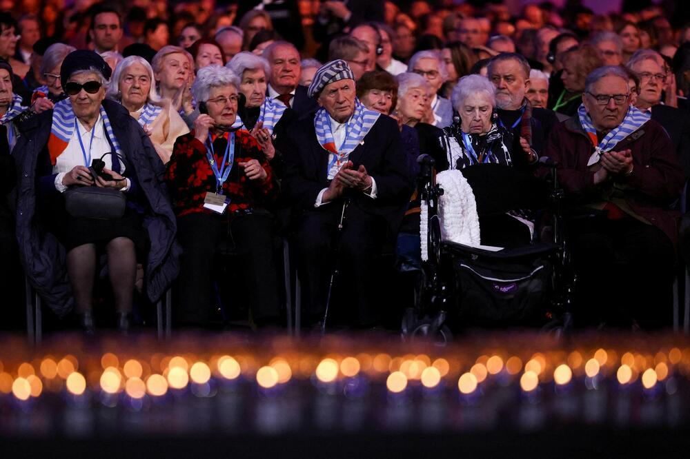 Sa obilježavanja 80. godišnjice oslobođenja logora Aušvic, Foto: Rojters