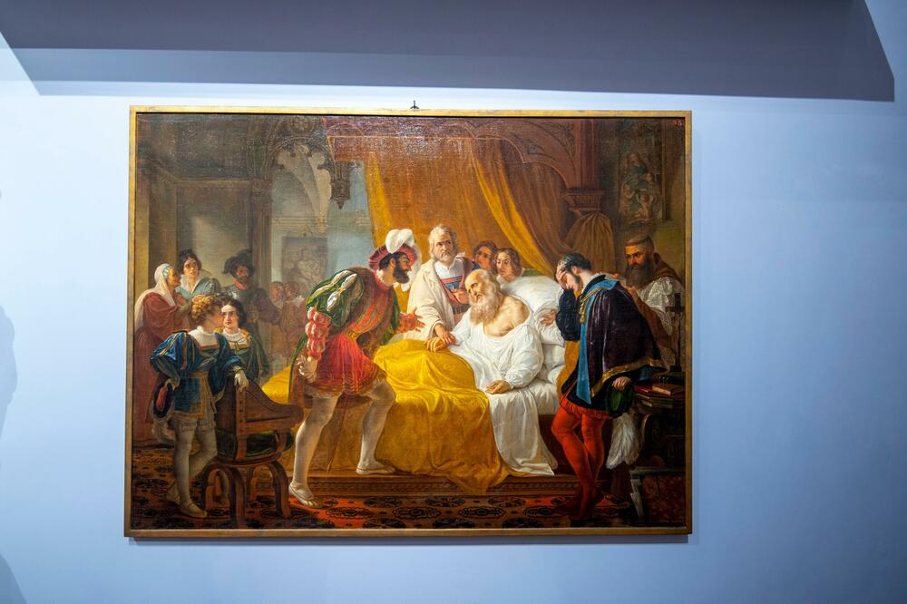 Smrt Leonarda da Vinčija (Žan Ogist Dominik Engr), Foto: Shutterstock