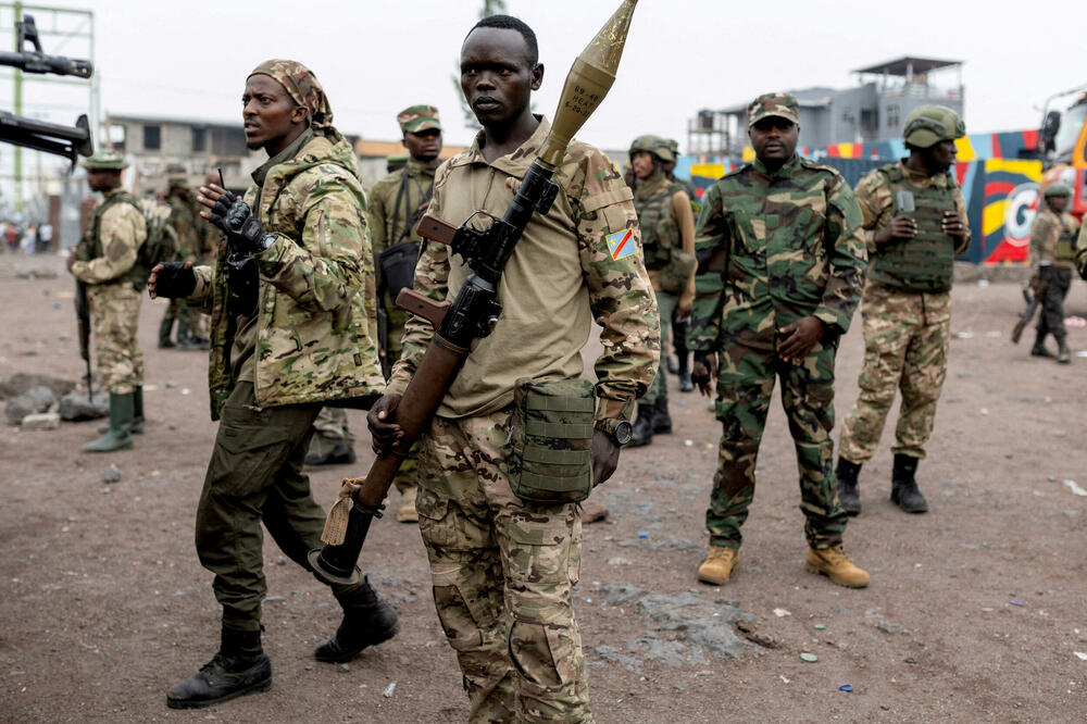 Pripadnici pobunjenika M23 u gradu Goma, Foto: Reuters